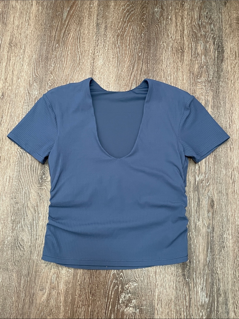 Like New Lululemon Blue Twill/Navy Set. Size 4 - Picture 3 of 11